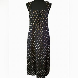 Cynthia Rowley Black Dress with Gold Accents